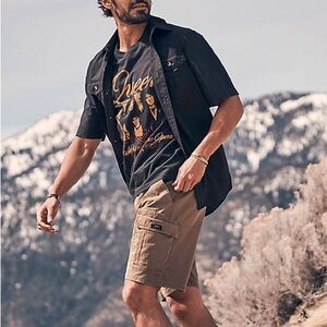 Wrangler Men's Brown Cargo Shorts